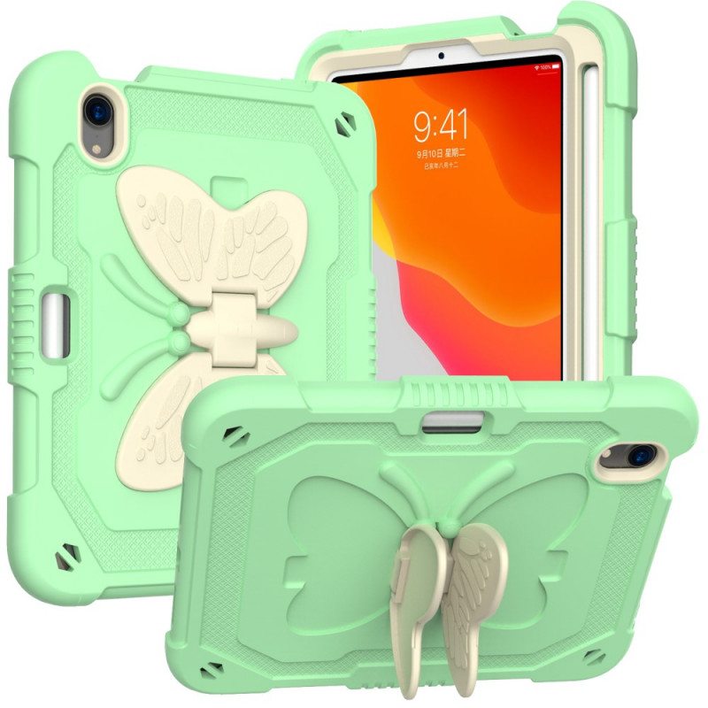 Kuori iPad Mini 6 (2021) Ultra Resistant Ja Butterfly Olkahihna