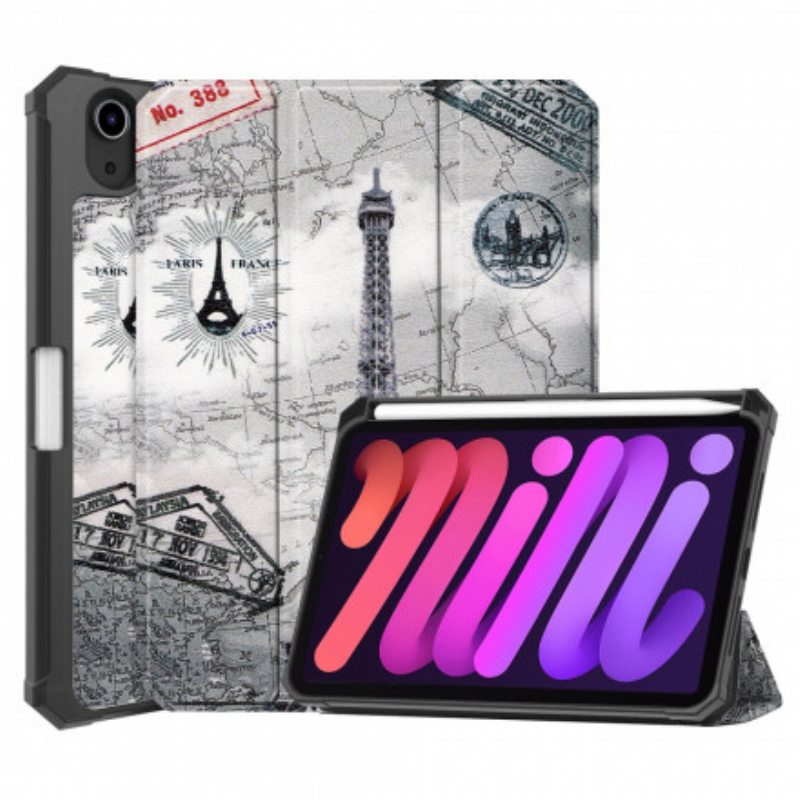 Puhelinkuoret iPad Mini 6 (2021) Eiffel-tornin Kynäteline