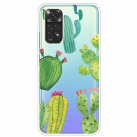 Case Xiaomi Redmi Note 11 Pro / 11 Pro 5G Akvarelli Kaktukset