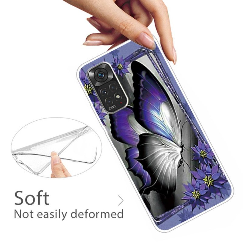 Case Xiaomi Redmi Note 11 Pro / 11 Pro 5G Kuninkaallinen Perhonen