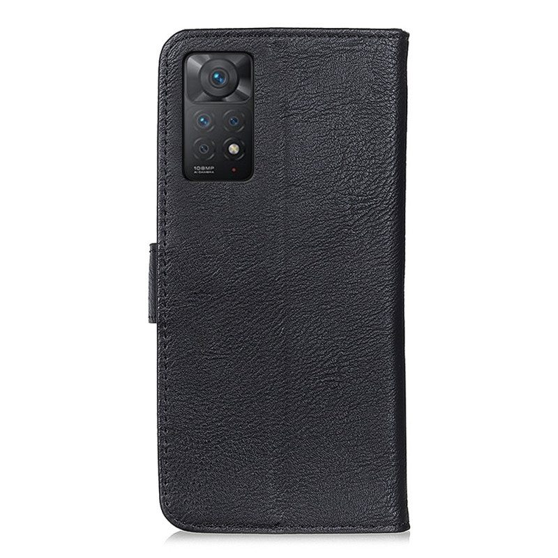 Flip Case Xiaomi Redmi Note 11 Pro / 11 Pro 5G Keinonahka Khazneh