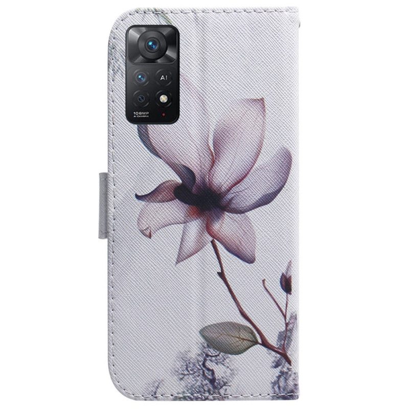 Kotelot Xiaomi Redmi Note 11 Pro / 11 Pro 5G Flower Dusty Pink