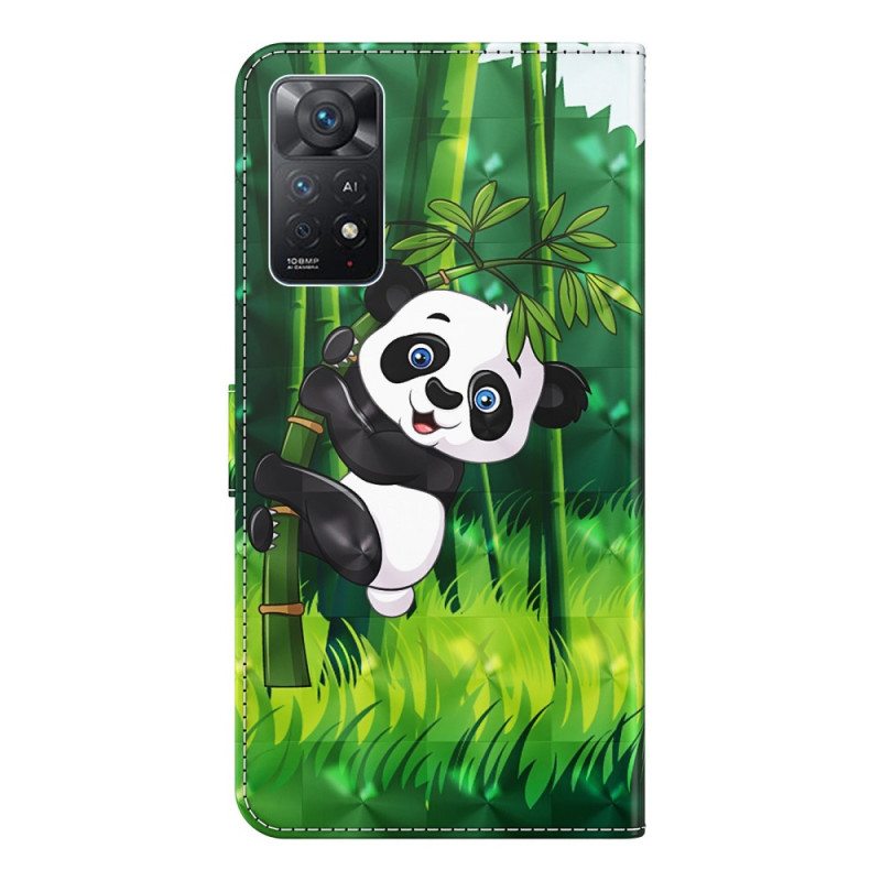 Kotelot Xiaomi Redmi Note 11 Pro / 11 Pro 5G Panda Ja Bambu