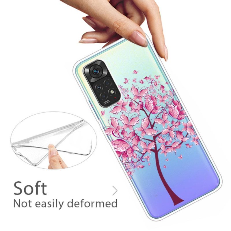 Kuori Xiaomi Redmi Note 11 Pro / 11 Pro 5G Pinkki Puun Latva