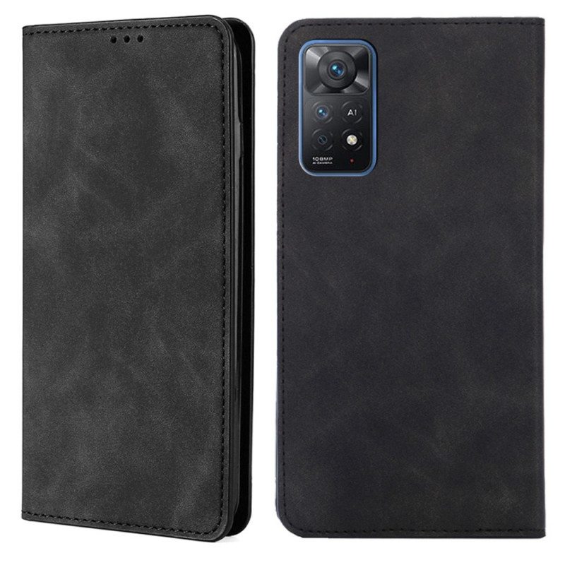 Puhelinkuoret Xiaomi Redmi Note 11 Pro / 11 Pro 5G Kotelot Flip Skin-touch Design