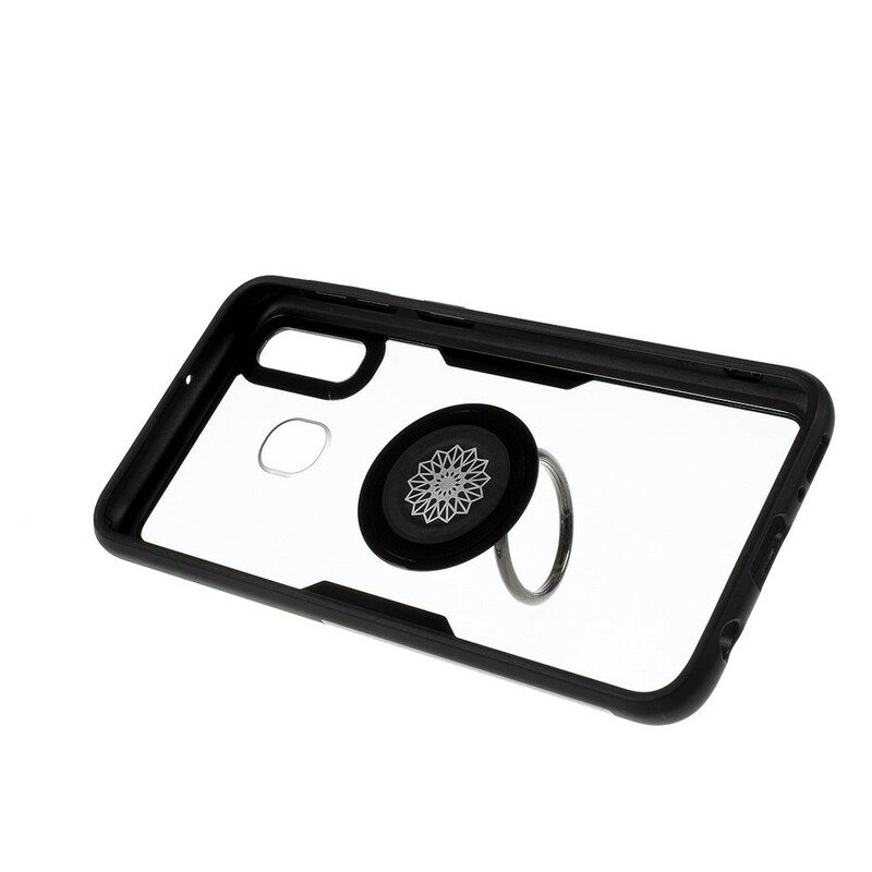 Case Samsung Galaxy A30 Läpinäkyvä Rengastuella