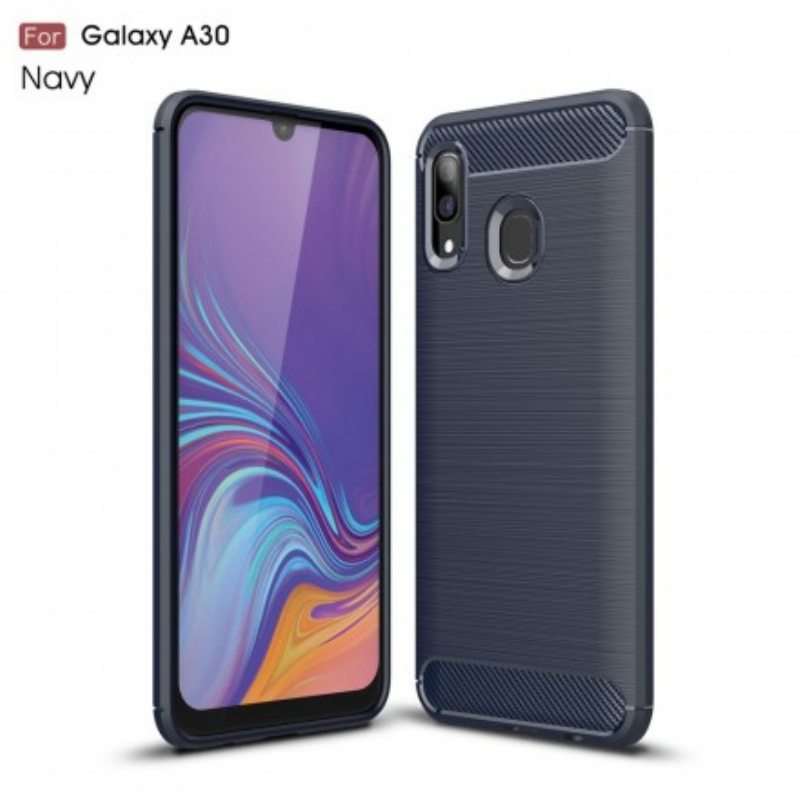 Kuori Samsung Galaxy A30 Harjattua Hiilikuitua