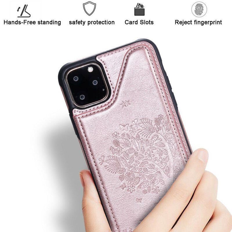 Case iPhone 11 Cat Print Monitoiminen