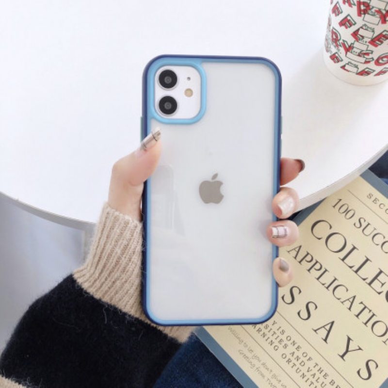 Case iPhone 11 Kaksiväriset Ääriviivat