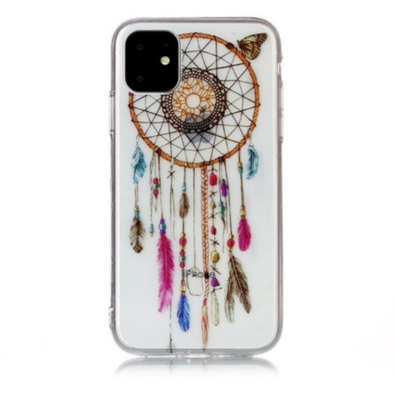 Case iPhone 11 Läpinäkyvä Värikäs Dream Catcher