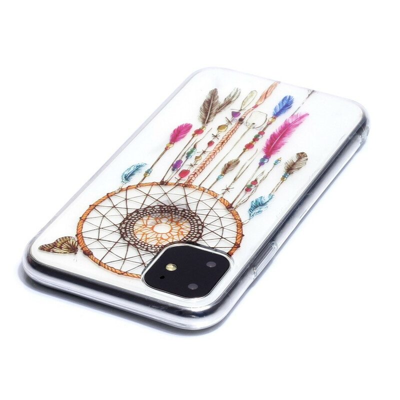 Case iPhone 11 Läpinäkyvä Värikäs Dream Catcher