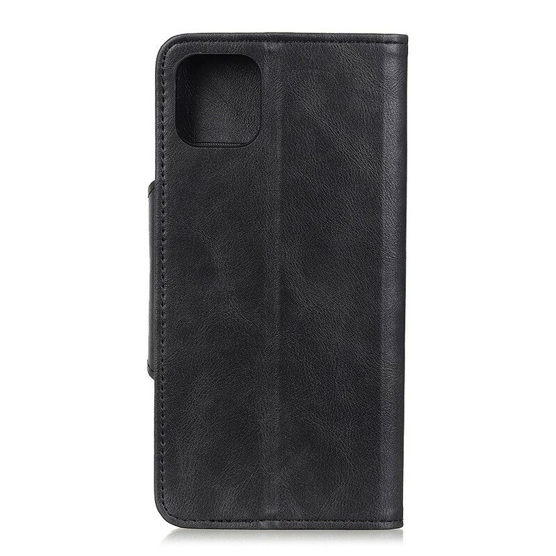 Flip Case iPhone 11 Keinonahkainen Nappi