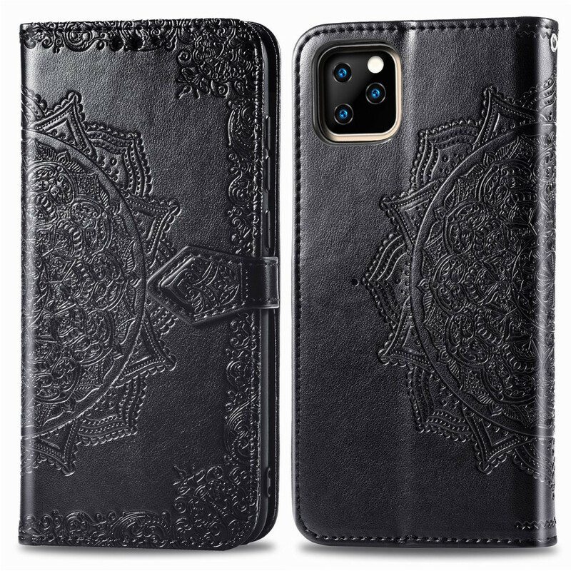 Flip Case iPhone 11 Mandala Keskiaika