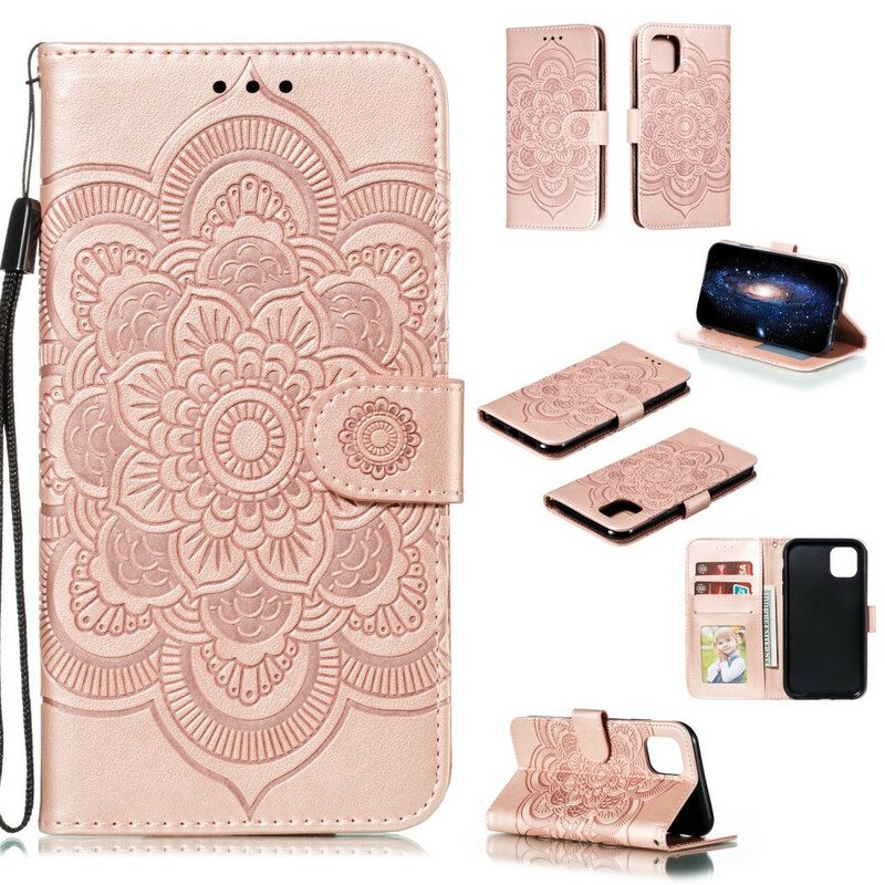 Kotelot iPhone 11 Suojaketju Kuori Full Strap Mandala