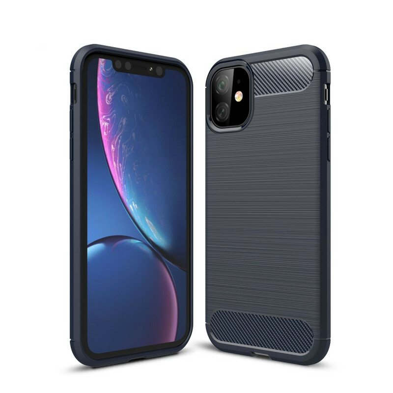 Kuori iPhone 11 Harjattua Hiilikuitua