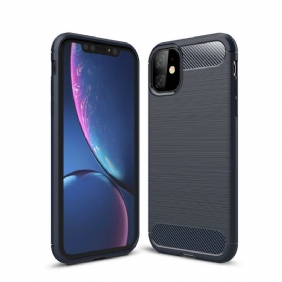 Kuori iPhone 11 Harjattua Hiilikuitua