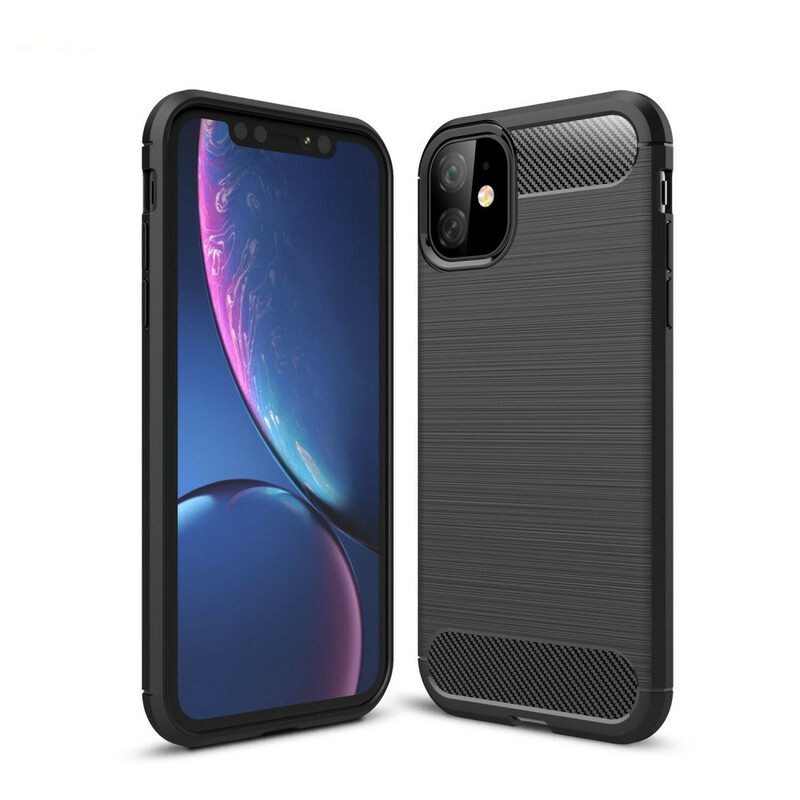 Kuori iPhone 11 Harjattua Hiilikuitua