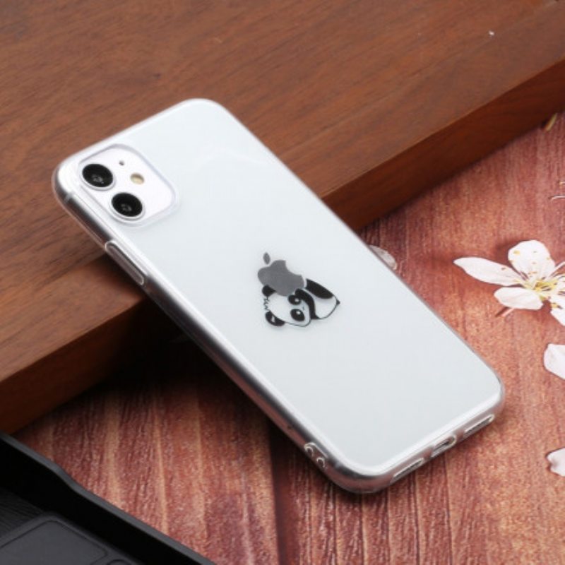 Kuori iPhone 11 Panda-logopelit