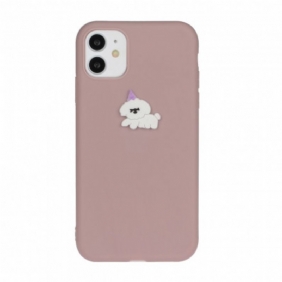 Kuori iPhone 11 Silikoni Logo Animal Fun