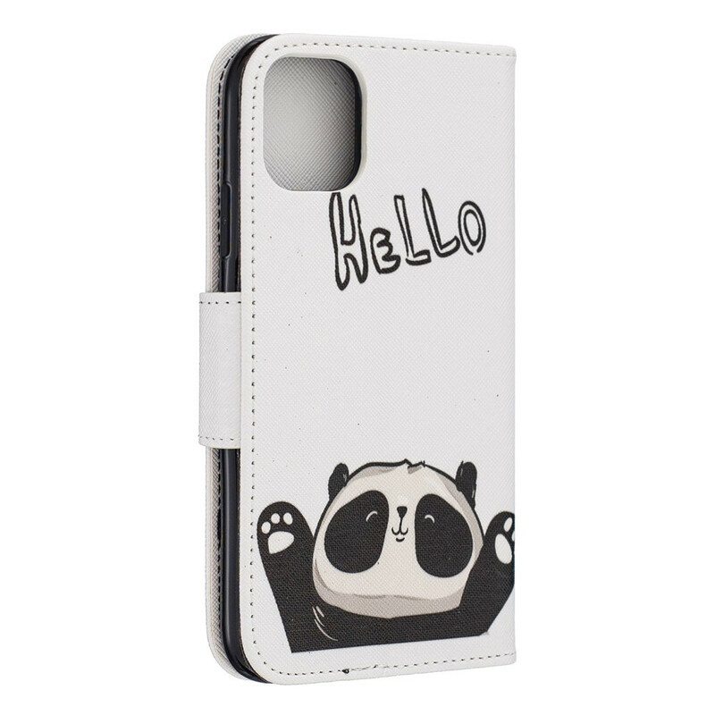 Nahkakotelo iPhone 11 Hei Panda