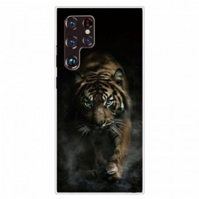 Case Samsung Galaxy S22 Ultra 5G Joustava Tiger