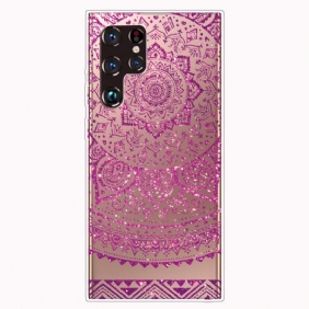 Case Samsung Galaxy S22 Ultra 5G Mandala Suunnittelu