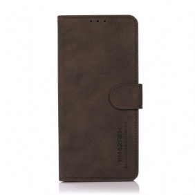 Flip Case Samsung Galaxy S22 Ultra 5G Khazneh Texture Leather Effect