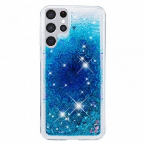 Kuori Samsung Galaxy S22 Ultra 5G Glitter Mandala