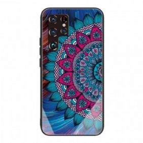 Kuori Samsung Galaxy S22 Ultra 5G Mandala Karkaistu Lasi