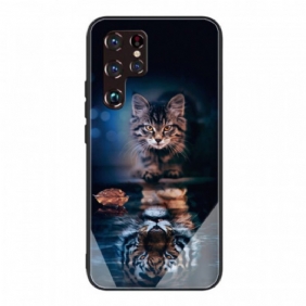 Kuori Samsung Galaxy S22 Ultra 5G My Tiger Tempered Glass