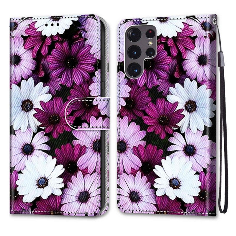 Nahkakotelo Samsung Galaxy S22 Ultra 5G Floral Wonder