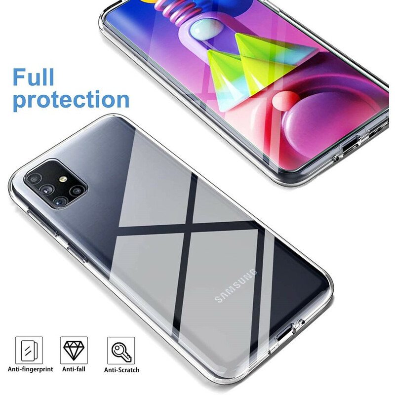 Kuori Samsung Galaxy M51 Ja Karkaistu Lasinäyttö