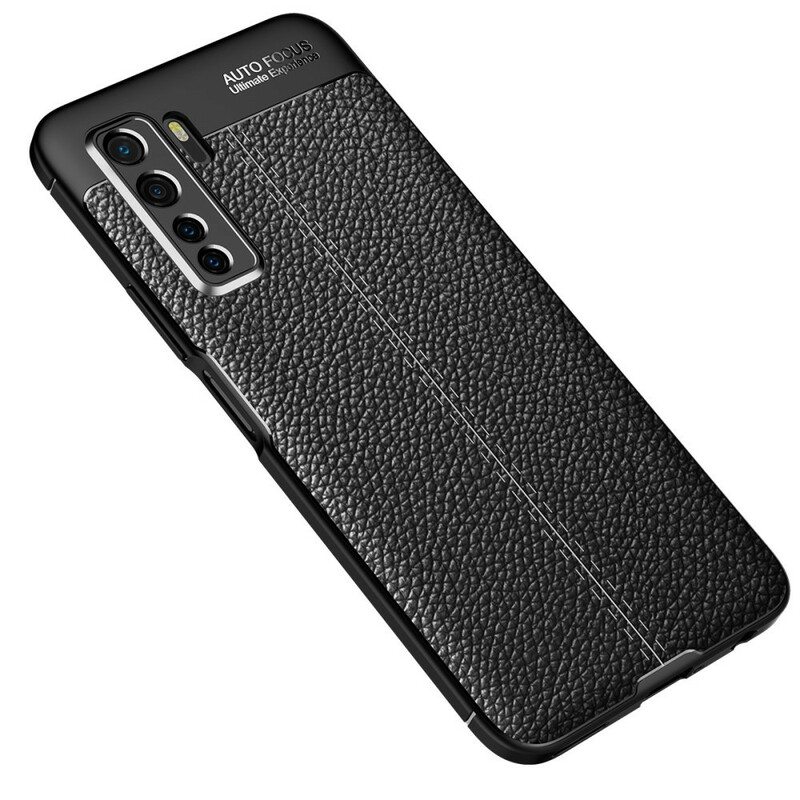 Case Huawei P40 Lite 5G Litsi-nahan Rakenne