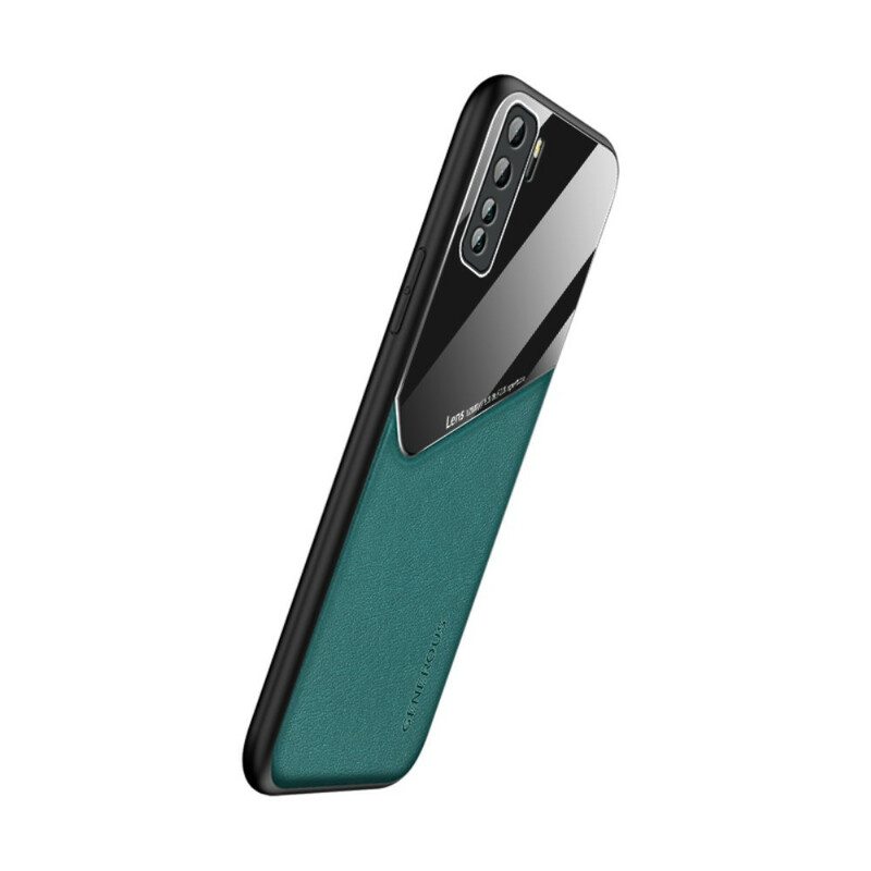 Case Huawei P40 Lite 5G Magneettinen Nahkaefekti