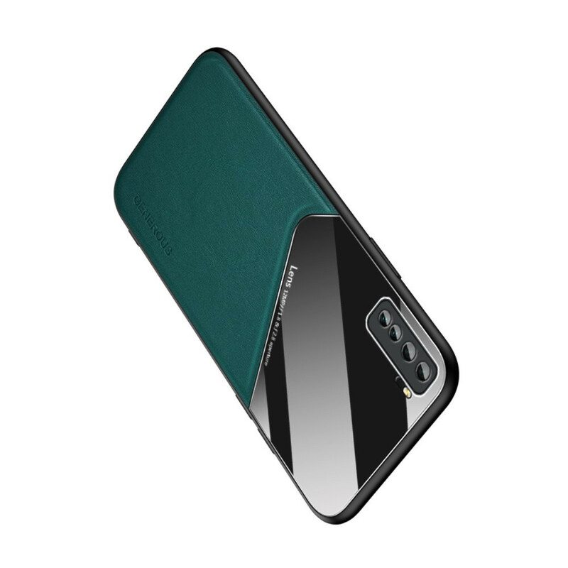 Case Huawei P40 Lite 5G Magneettinen Nahkaefekti