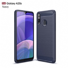 Case Samsung Galaxy A20s Harjattua Hiilikuitua