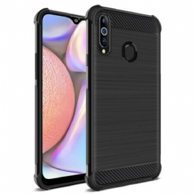 Case Samsung Galaxy A20s Imak Vega -sarjan Harjattu Hiilikuitu