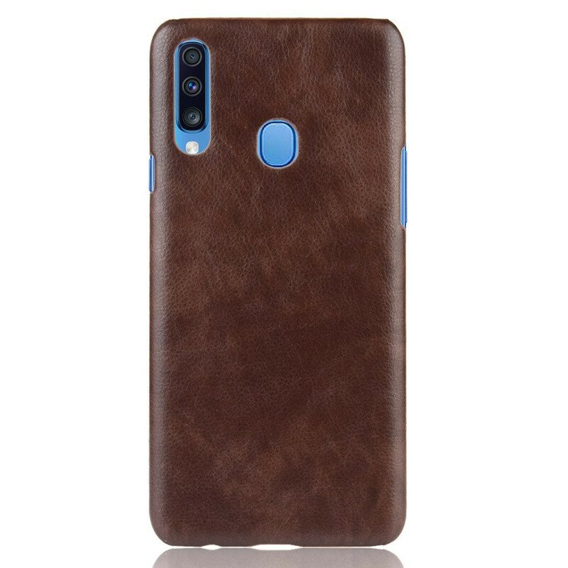 Case Samsung Galaxy A20s Litsi-nahkaefekti