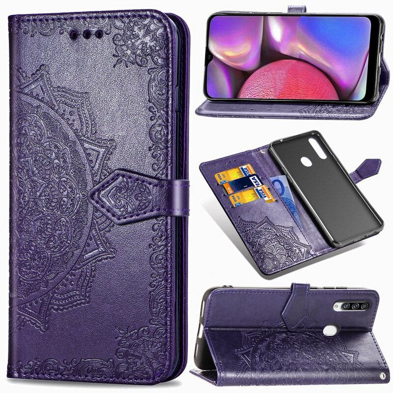 Flip Case Samsung Galaxy A20s Mandala Keskiaika