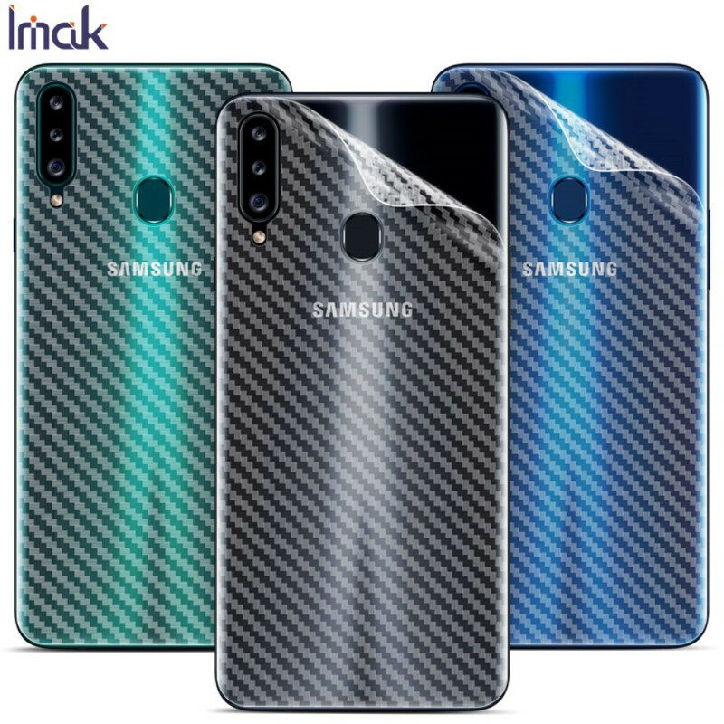 Selkäsuojakalvo Samsung Galaxy A20S Carbon Style Imak -Puhelimelle