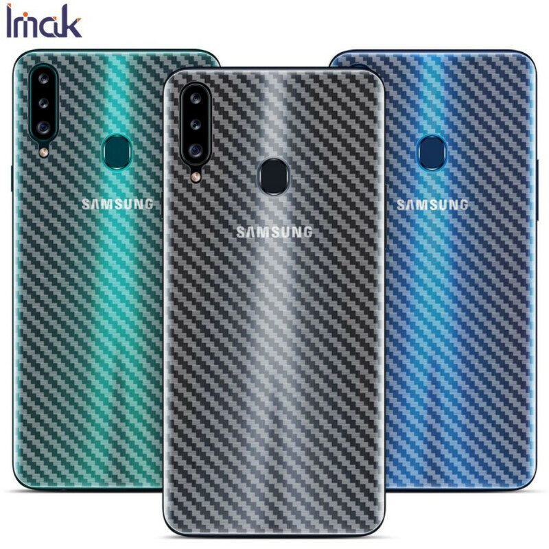 Selkäsuojakalvo Samsung Galaxy A20S Carbon Style Imak -Puhelimelle