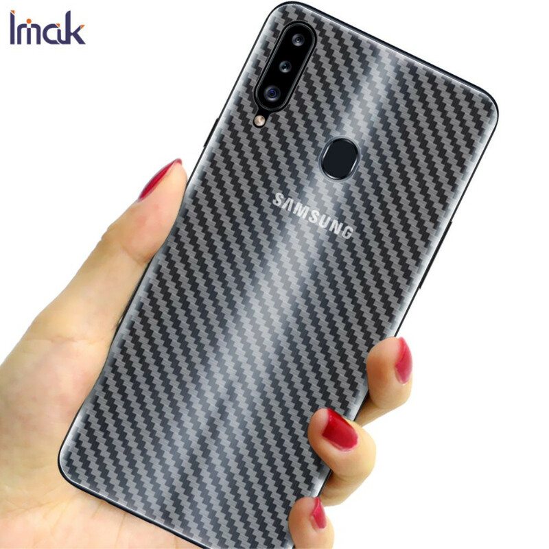 Selkäsuojakalvo Samsung Galaxy A20S Carbon Style Imak -Puhelimelle