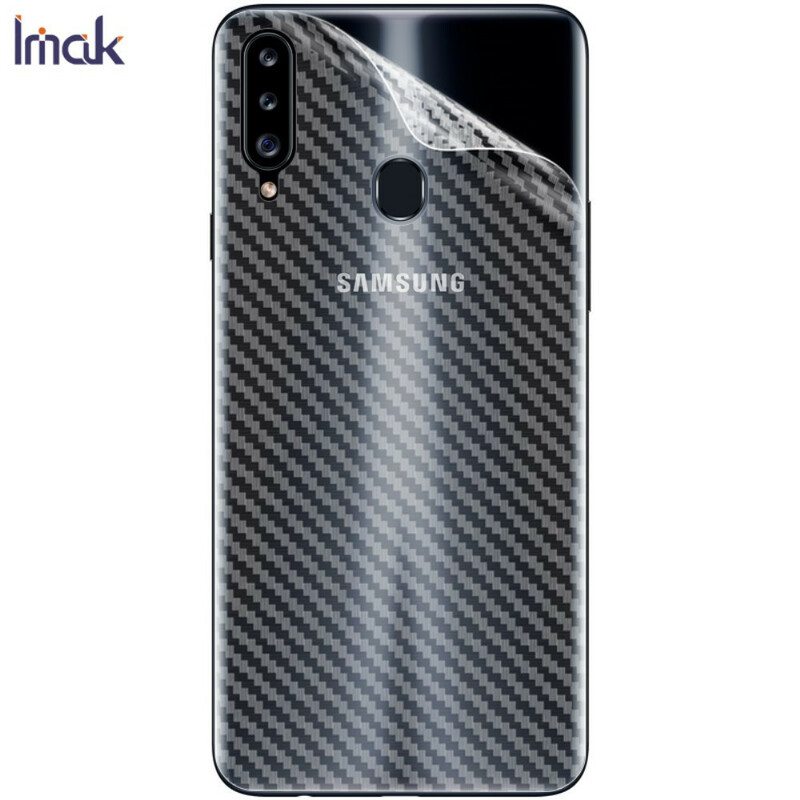 Selkäsuojakalvo Samsung Galaxy A20S Carbon Style Imak -Puhelimelle