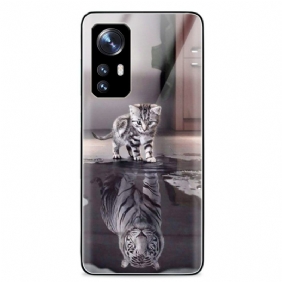 Kuori Xiaomi 12 Pro Kitten Dream Karkaistu Lasi