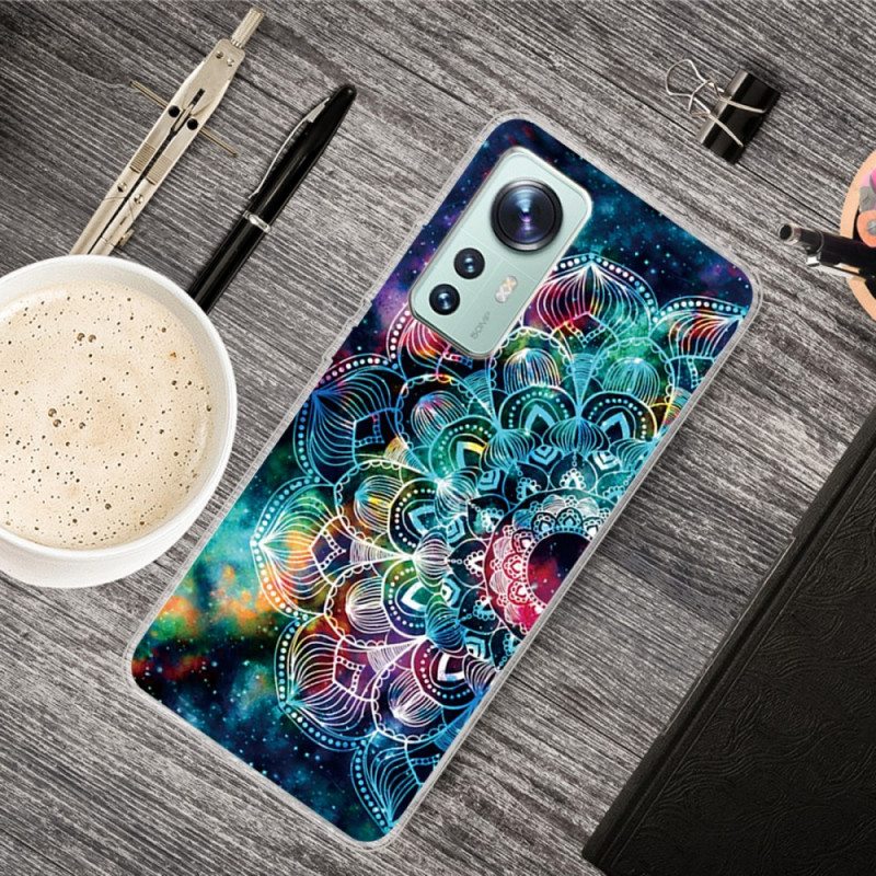 Kuori Xiaomi 12 Pro Silikoni Mandala Design