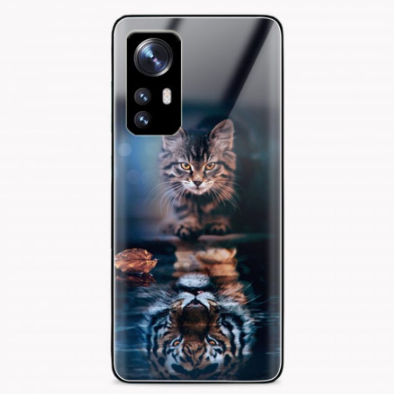 Kuori Xiaomi 12 Pro Watchful Cat Karkaistu Lasi