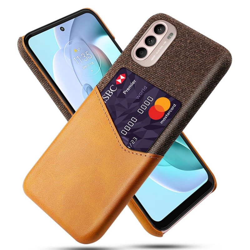 Case Moto G41 / G31 Ksq-korttikotelo