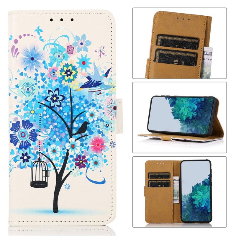 Flip Case Moto G41 / G31 Kukkiva Puu