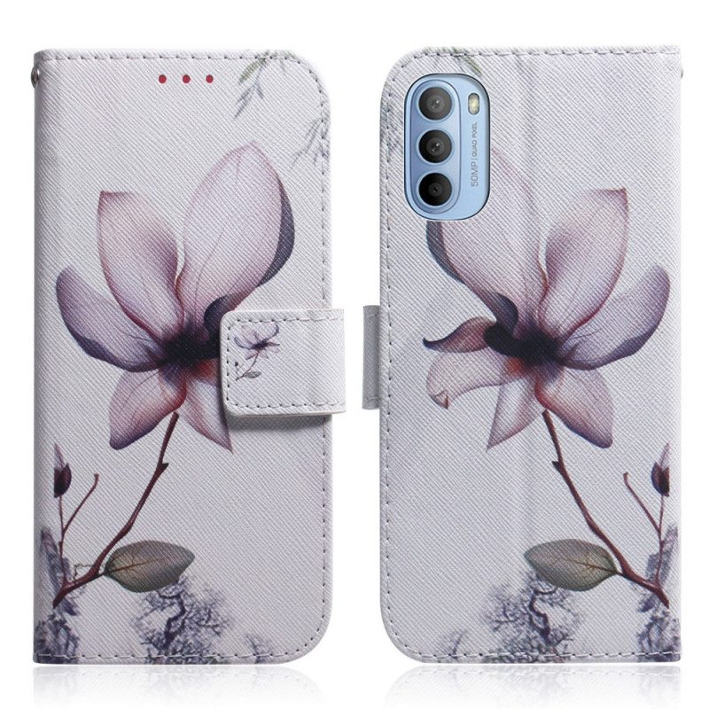 Kotelot Moto G41 / G31 Flower Dusty Pink