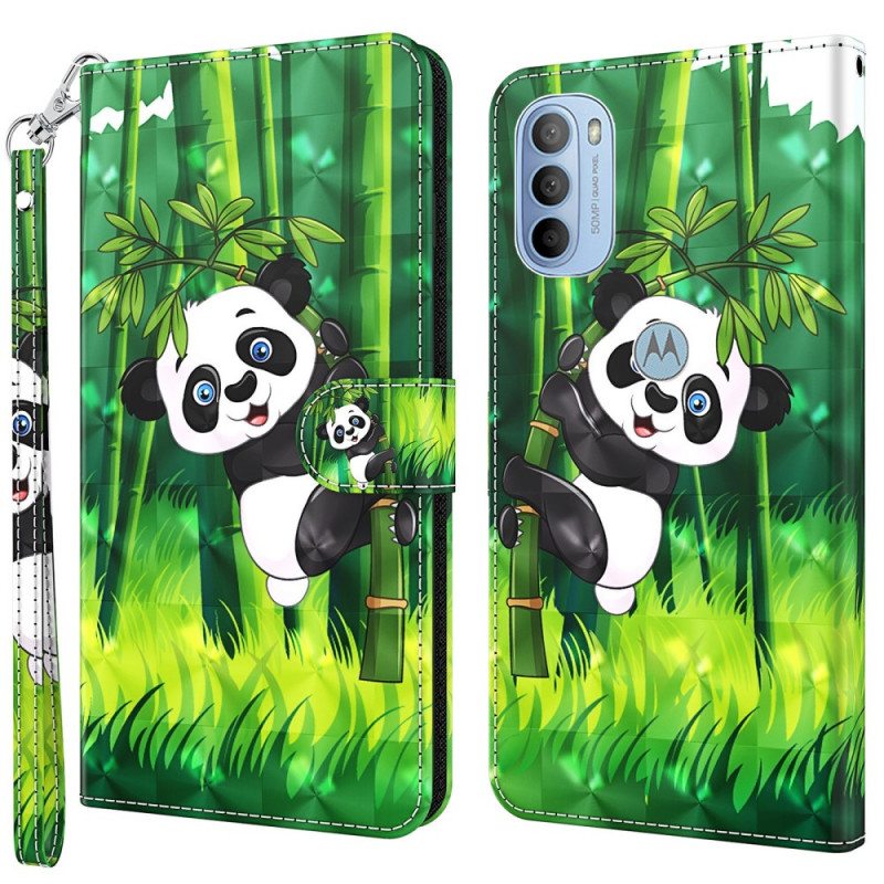 Kotelot Moto G41 / G31 Panda Ja Bambu